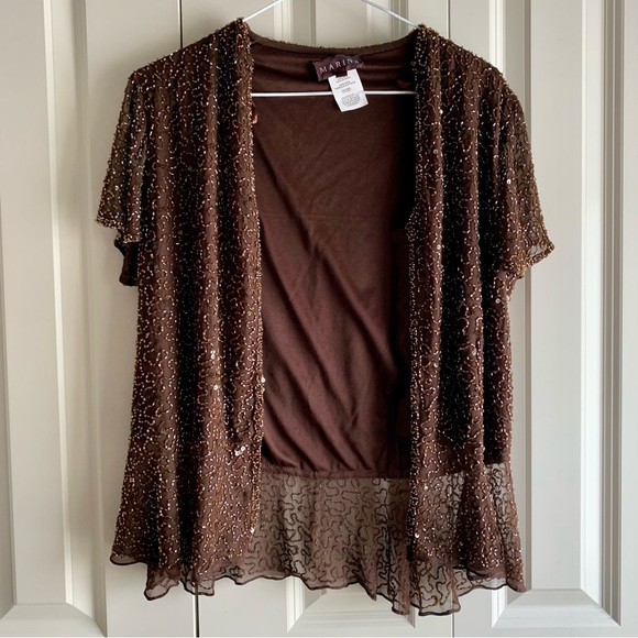 Marina - Silk Beaded Shrug - Picture 5 of 9